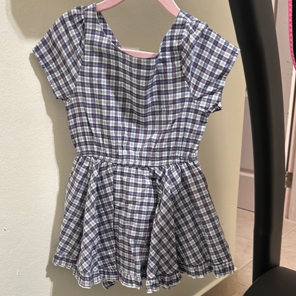 Plaid Kids Dress